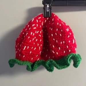 Cute strawberry shortcake hat